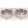 COMEDERO DOBLE 21cm C/SOPORTE 2 X 1,60 l