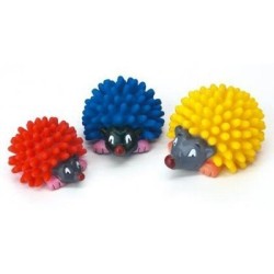 Juguete Vinilo Erizo Dental 13 cm para Mascotas Divertido