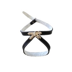 PETRAL CUERO FORRADO  25 CM