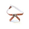 PETRAL CUERO C/FORNITURA 25 CM