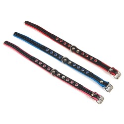 COLLAR PIEL LUXURY NEO/CRISTAL 1.2X25 CM