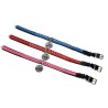 COLLAR GATO PIEL ZIRC/ELAST 1X30 CM