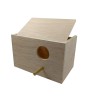 NIDO AGAPORNIS HORIZONTAL MADERA 22,5x14x14