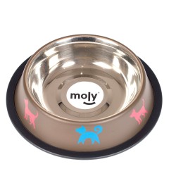 COMEDERO ACERO ANTI-DES DRAW MASCOT. 16CM 0,55 L