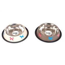 COMEDERO ACERO ANTI-DES DRAW MASCOT. 16CM 0,55 L