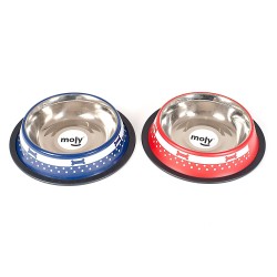COMEDERO ACERO ANTI-DES DRAW LUNARES 16CM 0,55 L