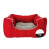 CUNA RECT. CHENILLA ROJA T-1 50*42*21