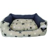 CUNA RECT. ESTRELLITAS/GRIS T-3 75*63*24