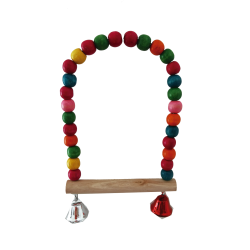 COLUMPIO INTERACTIVO C/SONIDO ARCO MADERA COLORES 17CM