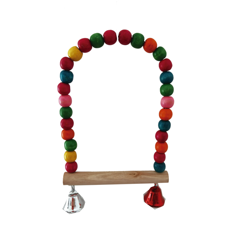 COLUMPIO INTERACTIVO C/SONIDO ARCO MADERA COLORES 17CM