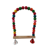 COLUMPIO INTERACTIVO C/SONIDO ARCO MADERA COLORES 17CM