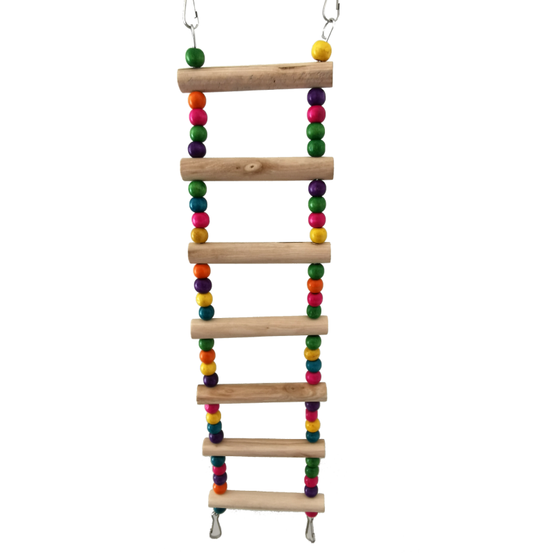 JUGUETE INTERACTIVO ESCALERA PASARELA MADERA COLORES 10x46 CM JUGUETE INTERACTIVO ESCALERA PASARELA MADERA COLORES 10x46 CM