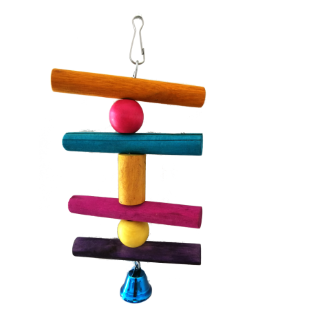JUGUETE INTERACTIVO MADERA C/SONIDO MIXTO COLORES 10x18 CM