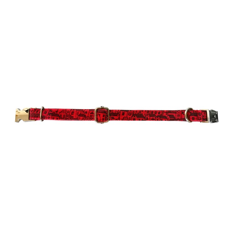 COLLAR CASITAS ROJAS T-1 20-30*1,5