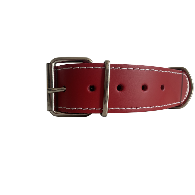 Collar de Cuero Doble para Mascotas - Elegancia y Resistencia