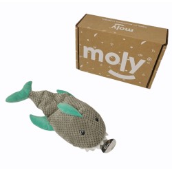 Juguete Peluche Tiburón 37 cm para Perros: Diversión Asegurada