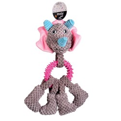 Juguete Peluche Animal con Mordedor para Perros 26x26 cm