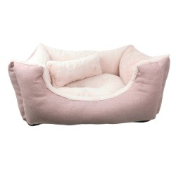 Cuna Rosa Dulce T-1 para Mascotas - Comodidad y Estilo