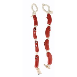 JUGUETE VINILO RISTRA SALCHICHA 75 CM