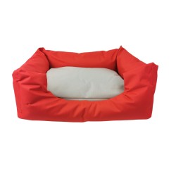 CUNA PARA PERROS Y GATOS WATERPROOF ROJO