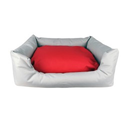 CUNA PARA PERROS IMPERMEABLE WATERPROOF GRIS 75X63X24