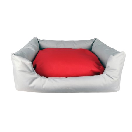 CUNA PARA PERROS IMPERMEABLE WATERPROOF GRIS 75X63X24