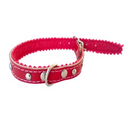 Collar de Cuero Liso para Perros 35 cm - Calidad y Estilo