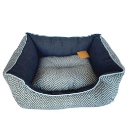 CUNA RECT. ELEGANCE GREY T-1 50*42*21 CM