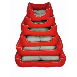 Cuna Chenilla Roja para Perros y Gatos: Comodidad Total