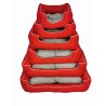 Cuna Chenilla Roja para Perros y Gatos: Comodidad Total