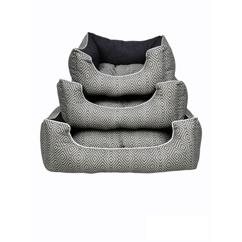 Cuna Rect Elegance Grey T-1: Comodidad y estilo para tu perro Cuna Rect Elegance Grey T-1: Comodidad y estilo para tu perro
