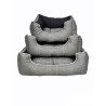 Cuna Rect Elegance Grey T-1: Comodidad y estilo para tu perro
