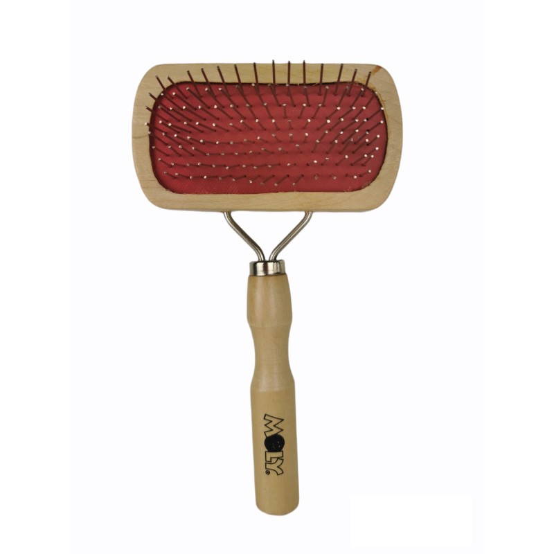 Cepillo Carda Sencillo para Perros con Mango de Madera Cepillo Carda Sencillo para Perros con Mango de Madera