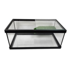Tortuguera Cristal Eco 42cm para tortugas y reptiles