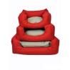 Cuna Waterproof Roja para Perros y Gatos - Comodidad Total