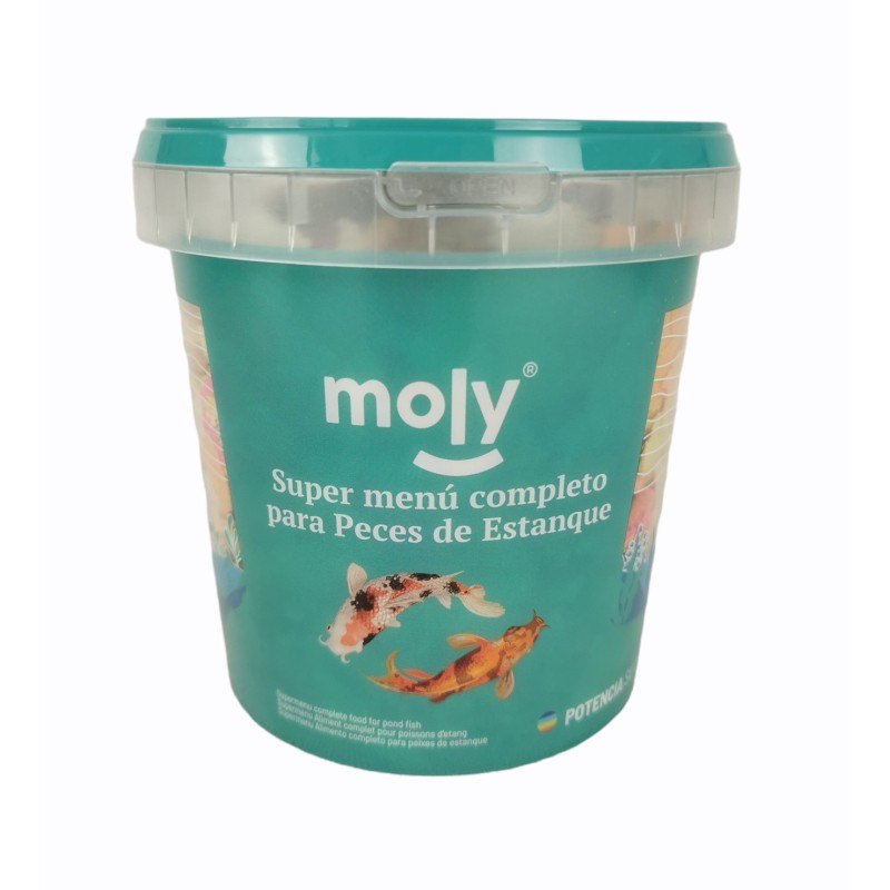 Comida para peces Moly Super Menu Estanque | Nutrición ideal