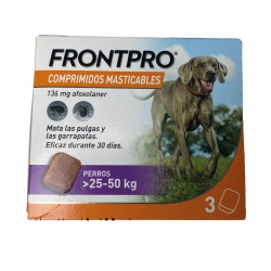 Frontpro Antiparasitario para Perros 25-50 Kg - Eficaz y Seguro