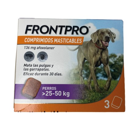 Frontpro Antiparasitario para Perros 25-50 Kg - Eficaz y Seguro