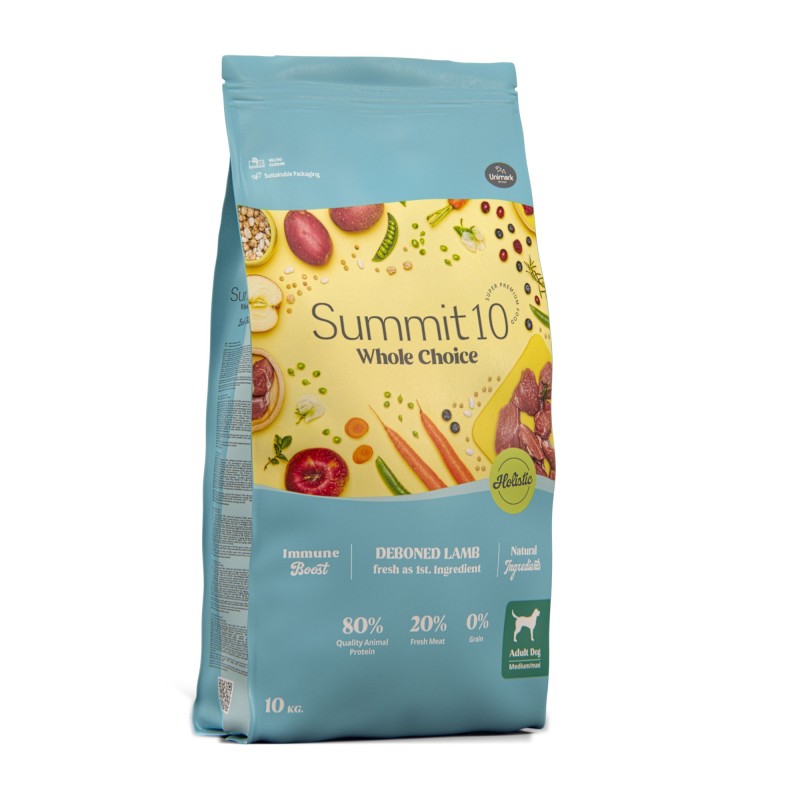 Comida para Perros Summit Whole Choice Cordero 10 kg Comida para Perros Summit Whole Choice Cordero 10 kg