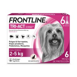Antiparasitario Frontline Tri-Act para perros de 2 a 5 kg