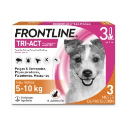 Frontline Tri-Act: Antiparasitario para perros 5-10 kg