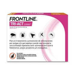 Frontline Tri-Act: Antiparasitario para perros 5-10 kg