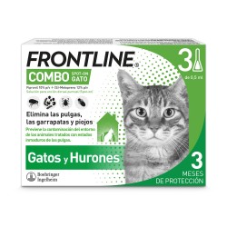Frontline Combo Spot-On: Antiparasitario Gatos 6 Pipetas