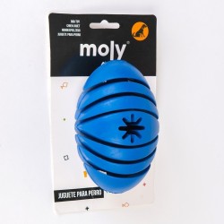 Pelota Rugby de Caucho L - Juguete Ideal para Mascotas