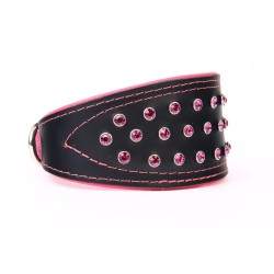 Collar Galgo Piel Luxury con Cristales Swarovski 40cm