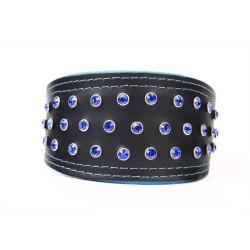 Collar Galgo Piel Luxury con Cristales Swarovski 40cm