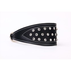 Collar Galgo Piel Luxury con Cristales Swarovski 40cm