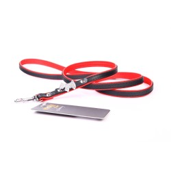 Correa Piel Luxury Joya Roja 120 cm para tu mascota