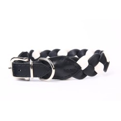 Collar Piel Luxury Trenzado 50CM: Elegancia para tu Mascota