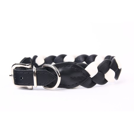 Collar Piel Luxury Trenzado 50CM: Elegancia para tu Mascota
